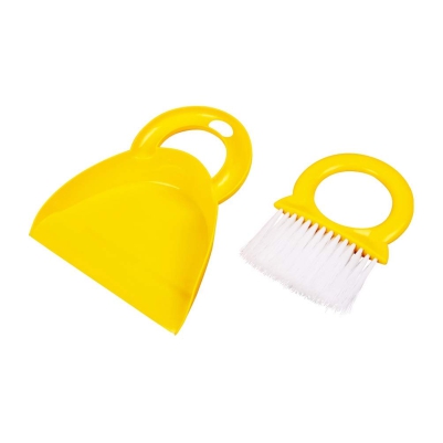 plastic yellow dustpan brush mini